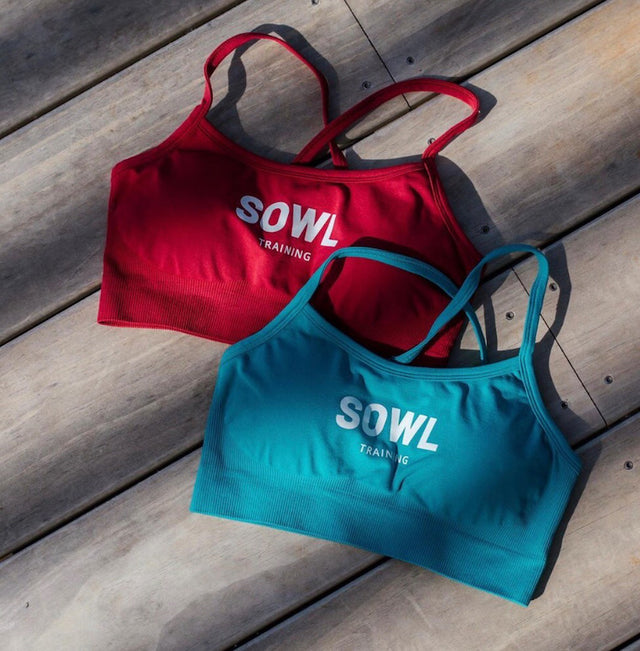 SEAMLESS SPORT BRA BORDEAUX